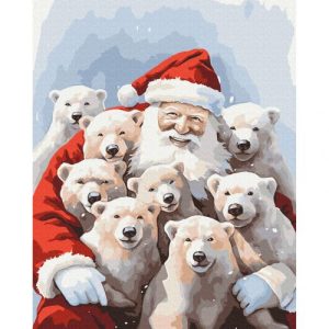 Картина за номерами "Друзі Санти" ★★★