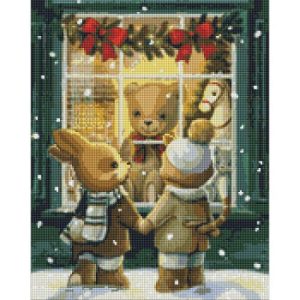 Алмазна мозаїка "Магазин іграшок" 40х50 см