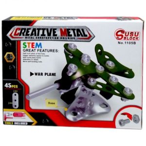 Конструктор металевий "War plane" (45 дет)