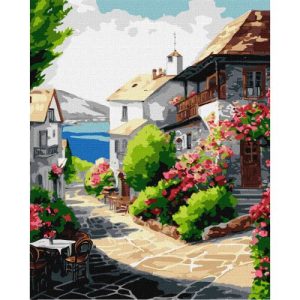 Картина за номерами "Місто біля моря"