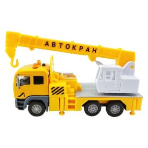 Машинка інерційна "Автокран", світло, звук