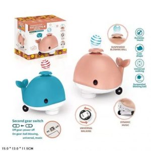 Іграшка музична "Кит-фокусник" (мікс)