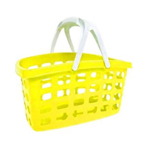 Кошик для покупок, пластиковий (жовтий)