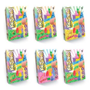 Набір креативної творчості "Кінетичний пісок "KidSand" коробка 600 г укр (6)