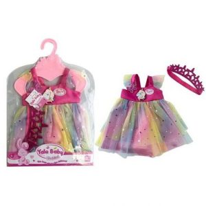 Одяг для пупсів і ляльок, в пакеті, Yala Baby - сукня з короною