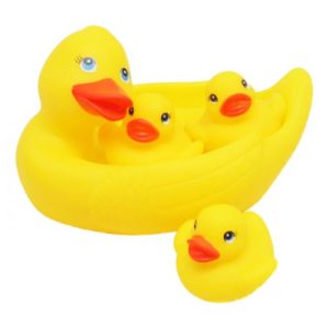 Набір іграшок для ванної "Качка з каченятами" 4 шт