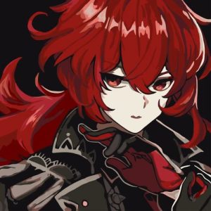 Картина за номерами на ДВП "Аніме. Геншин Ділюк" 30х30 см ★★★