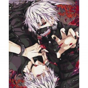 Картина по номерах "Токійський гуль. Кен Канекі" 40x50 см