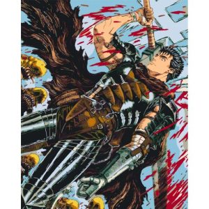 Картина по номерах "Аніме. Гатс. Берсерк" 40x50 см