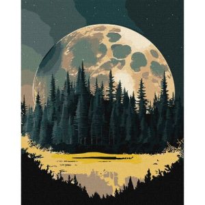 Картина за номерами з фарбами металік "Таємничий край" 40х50 см