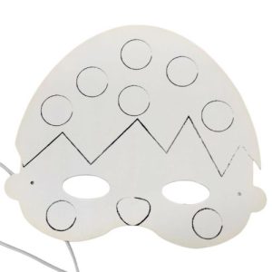 Маска-розмальовка на резинці "Гномик"