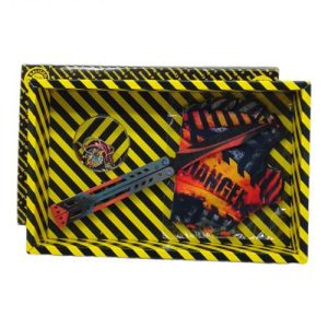 BOX сувенірний набір ножів "Метелик BLACK WIDOW"