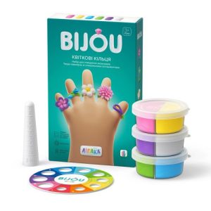 Набір самозастигаючого пластиліну "Квіткові кільця"