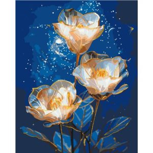 Картина по номерах з фарбами металік "Космічні астромерії" 40х50 см