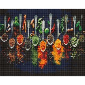 Алмазна мозаїка "Прянощі світу" 40х50 см