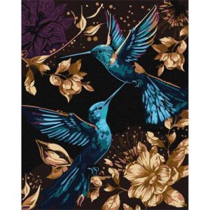 Картина за номерами з фарбами металік "Танець у повітрі" 40х50 см