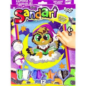 Фреска з кольорового піску "Sandart" Совеня