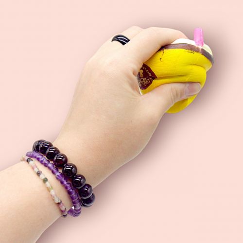 Сквіш антистрес "Стаканчик кави", рожевий