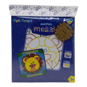 Мозаїка дитяча з фоамірану "Лев", 20х20 см