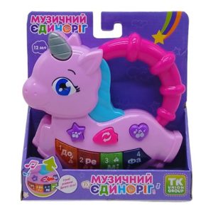 Піаніно "Музичний єдиноріг", бузковий (укр)
