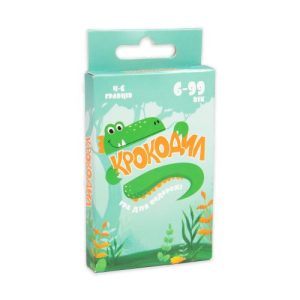 Настільна карткова гра "Крокодил", дорожня версія (укр)