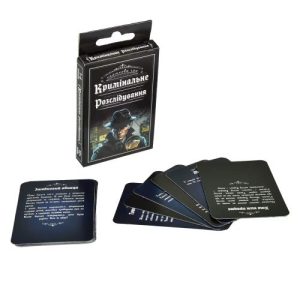 Настільна карткова гра "Кримінальне розслідування" (укр)