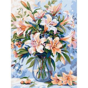 Картина по номерах "Квіткова поема" 30х40  см
