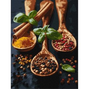Картина по номерах "Витончені спеції" 30х40  см