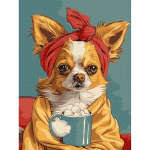 Картина по номерах "Чудова кава" 30х40  см