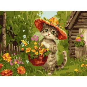 Картина по номерах "Милий садівник" 30х40  см