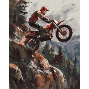 Картина по номерах "Екстрим у горах" 40х50 см