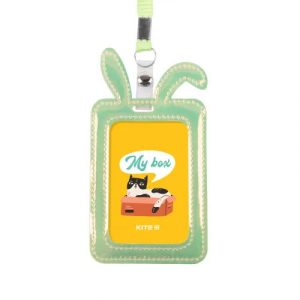 Бейдж "Bunny" з голографічним ефектом (зелений)