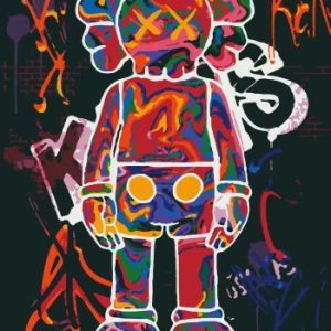Картина по номерах "Kaws", 28х40 см