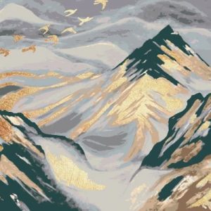 Картина по номерах "Сяючі гори" 40х50 см