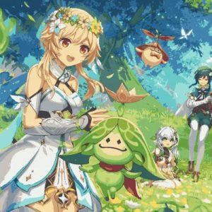 Картина по номерах "Аніме. Геншин Імпакт / Genshin  Impact. Ванарана" 40х50 см