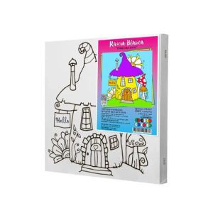 Дитячий набір для розпису "Грибова хатка", 25х25 см