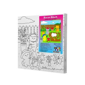 Дитячий набір для розпису "Працьовиті котики", 25х25 см