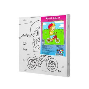Дитячий набір для розпису "Велопрогулянка", 25х25 см