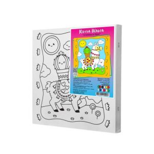 Дитячий набір для розпису "Альпака з Перу", 25х25 см