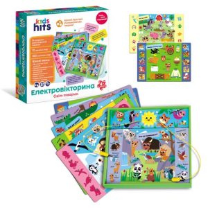 Електровікторина "Світ тварин" (6 карток,12 завдань), укр