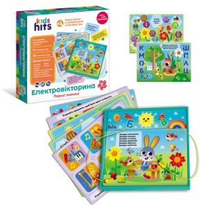 Електровікторина "Абетка та перші знання" (6 карток,12 завдань), укр