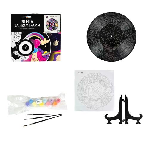 Вініл за номерами "Рай для колібрі" (30х30 см.)