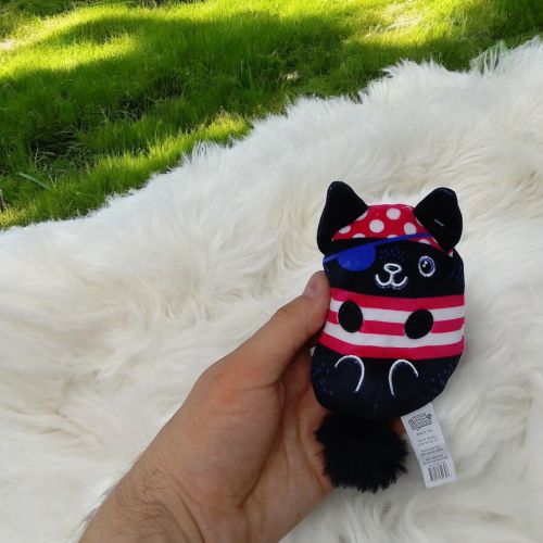 М’яка іграшка "Dogs vs Squirls - Песики та білочки" (білочка біла з блакитним)