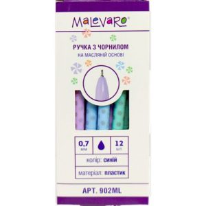 Ручка масляна PASTEL. 0,7 мм. синя, , мікс видів, ціна за 1 штуку