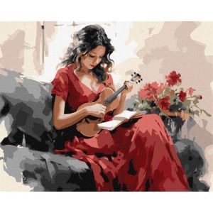 Картина по номерах "Мелодійна грація" 40х50 см