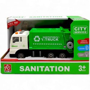 Машина "Сміттєвоз" інерційна, озвучена, зі світлом в коробці