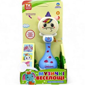 Брязкальце інтерактивне "Музичні веселощі. Єдиноріг", укр