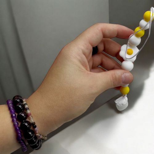 Силіконовий ланцюжок для пустушки "Квіточка" - Зображення 2