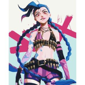 Картина по номерах "Аніме. Джинкс" 40х50 см