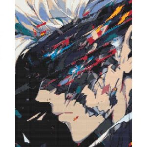 Алмазна мозаїка "Аніме. Магічна битва" 40х50 см